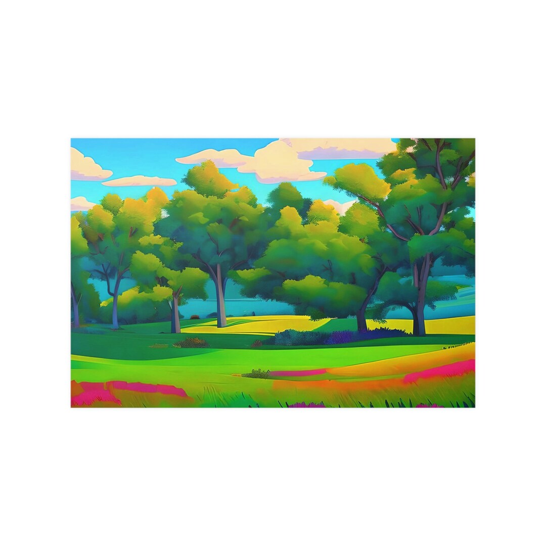 Summer Fields Pop Art Nature Pop Art Botanical Art Modern Art 