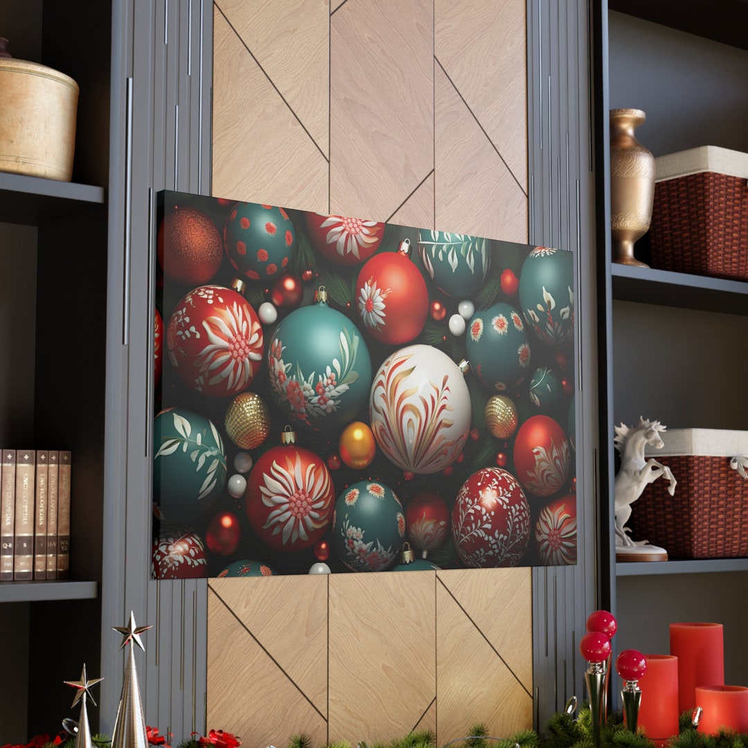 Joyful Adornments Christmas Art Holiday Décor Festive - Etsy