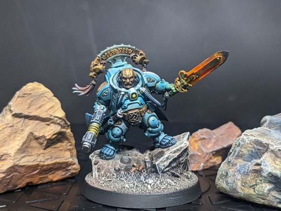 Warhammer 40k Leagues of Votann Ûthar the Destined - painted!