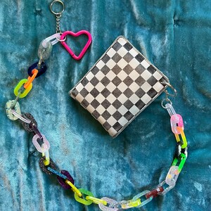 GLITZER-BRIEFTASCHENKETTE