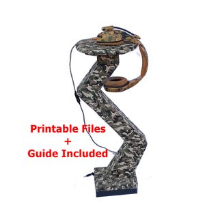 Supporto per cuffie fai da te / Modello di carta stampabile / Supporto modulare per cuffie / Download digitale / Idea regalo per organizer da scrivania