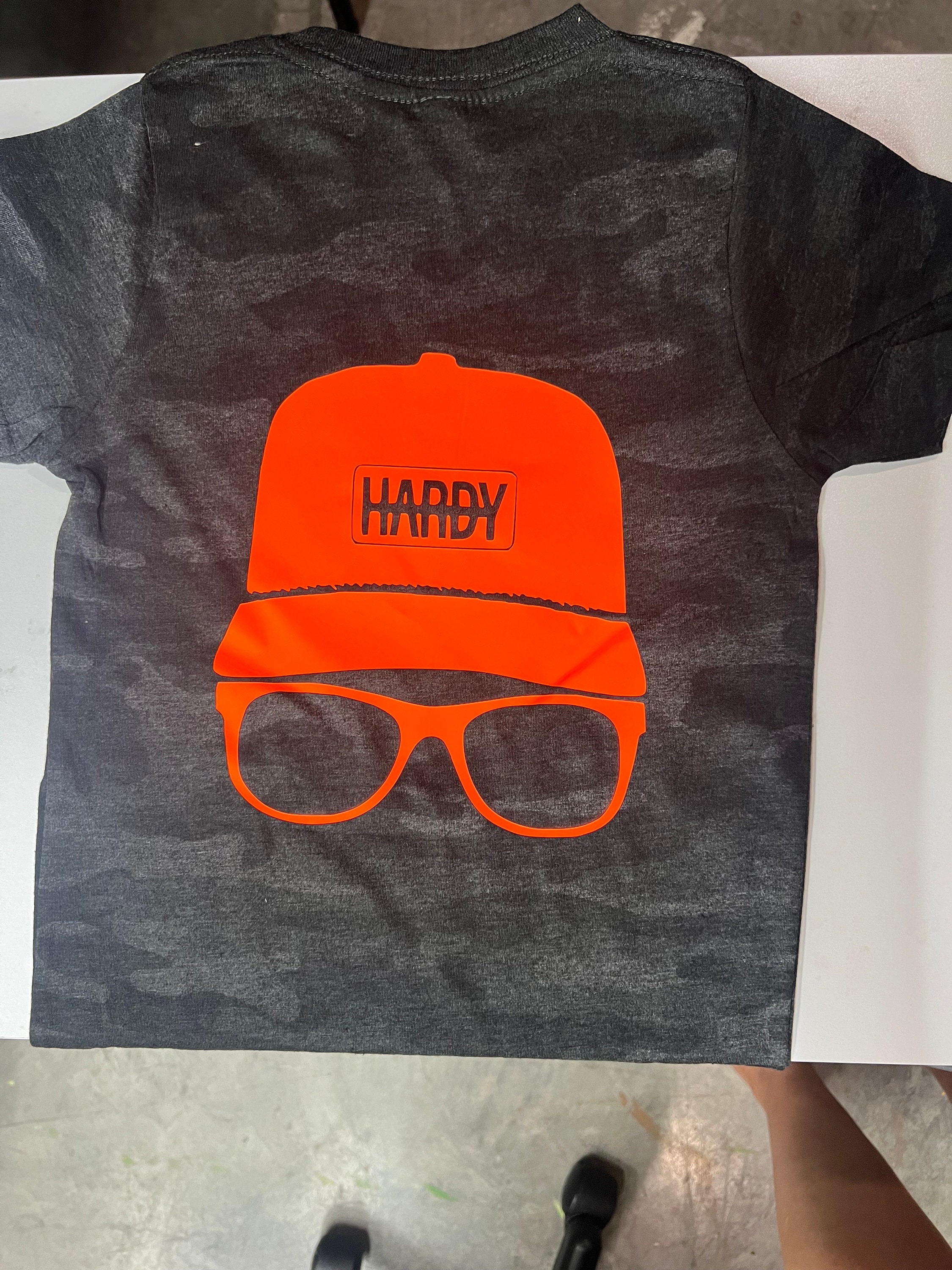 T-shirt Ed Hardy Egypt Big Logo - Design Réimprimé Couleur Dark Chocolate, Coton, Unisexe