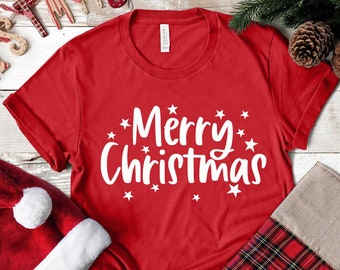 Merry Christmas Shirt, Christmas T-Shirt, Christmas Family Shirt, Funny Christmas Shirt, Christmas Gift, Women's Christmas Shirt,