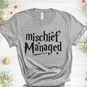 Mischief Managed Shirt, Wizard Teacher Shirt, Magical Shirt, Back to School Shirt, Bookworm Tee, Teacher Life Shirt, Famous Wizard Shirt