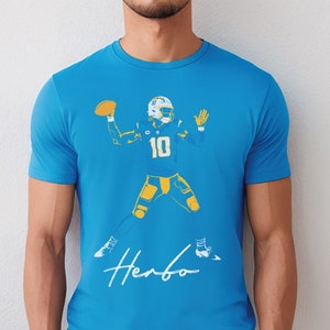 Justin Herbert Tshirt, Los Angeles Justin Herbert Shirt, Powder Blue Chargers Tshirt, Herbo Tshirt LA