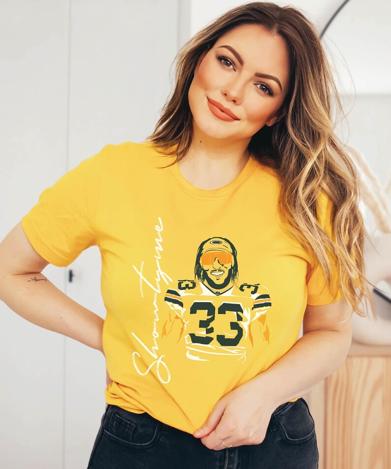 Showtyme Aaron Jones Green Bay Packers T-shirt, Aaron Jones Packers ...