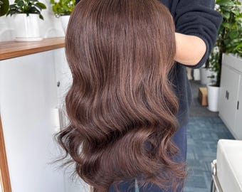 14x15cm Natural Wave, Free Part 10A Remy Human Hair Topper, for Women Hair Loss