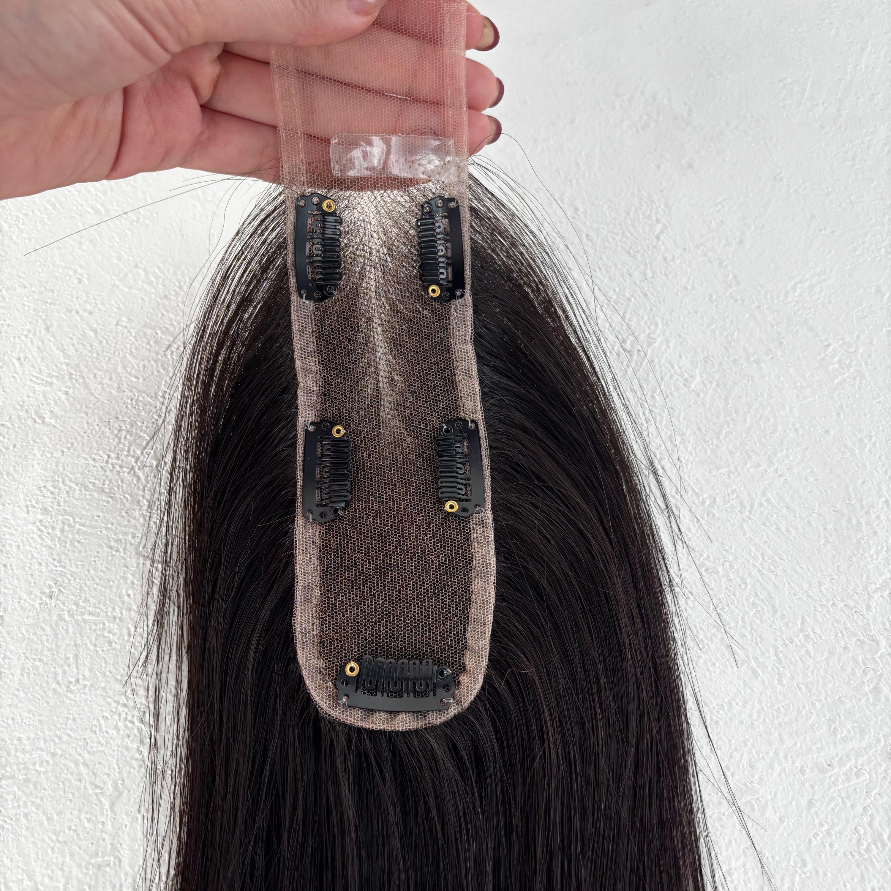 Ultra HD Lace Front, 100% Human Hair topper, Breathable Realistic Invisible, 2 Sizes Optional,