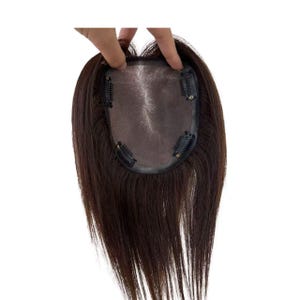 MONO Lace Human Hair Topper: Breathable Remy Hair Piece,13x15cm
