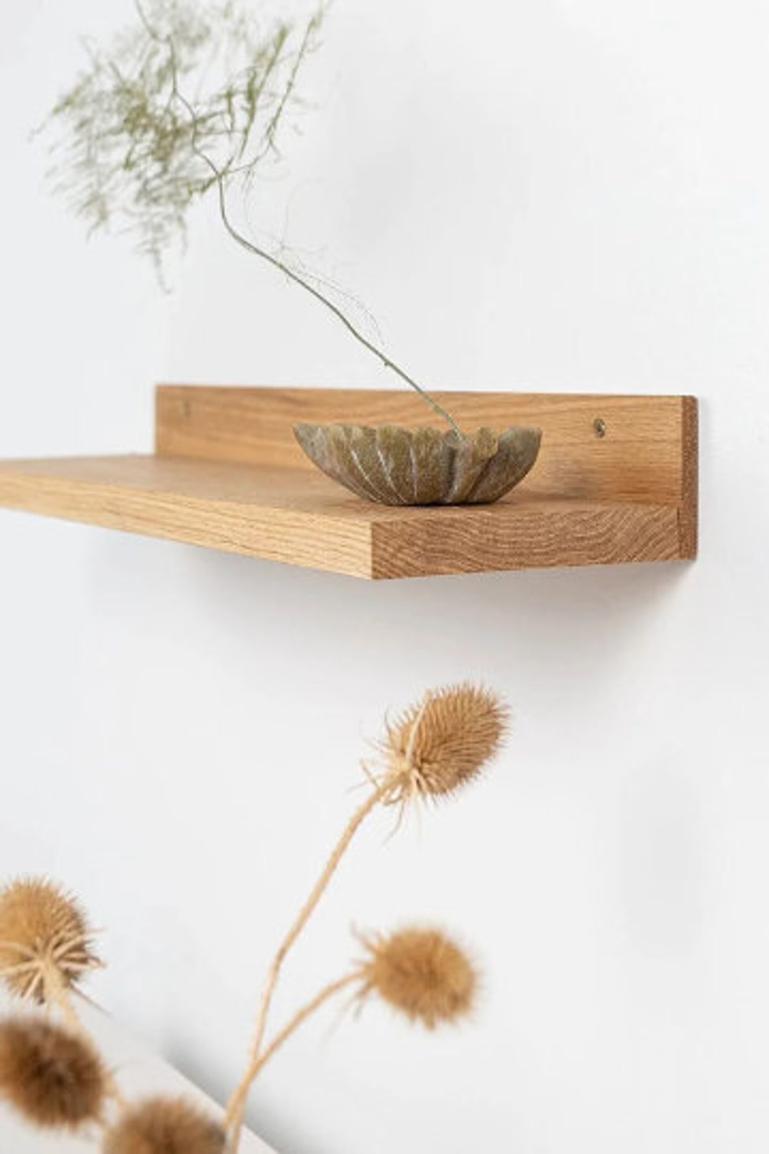 Wooden Wall Shelf Solid Wood Shelf Single Wall Shelf Etsy