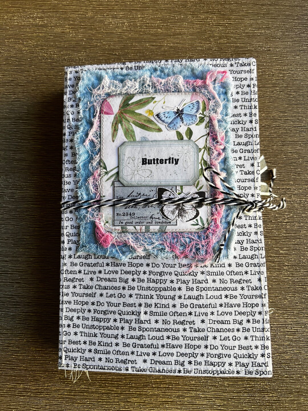 Fabric Covered Junk Journal fleur Etsy