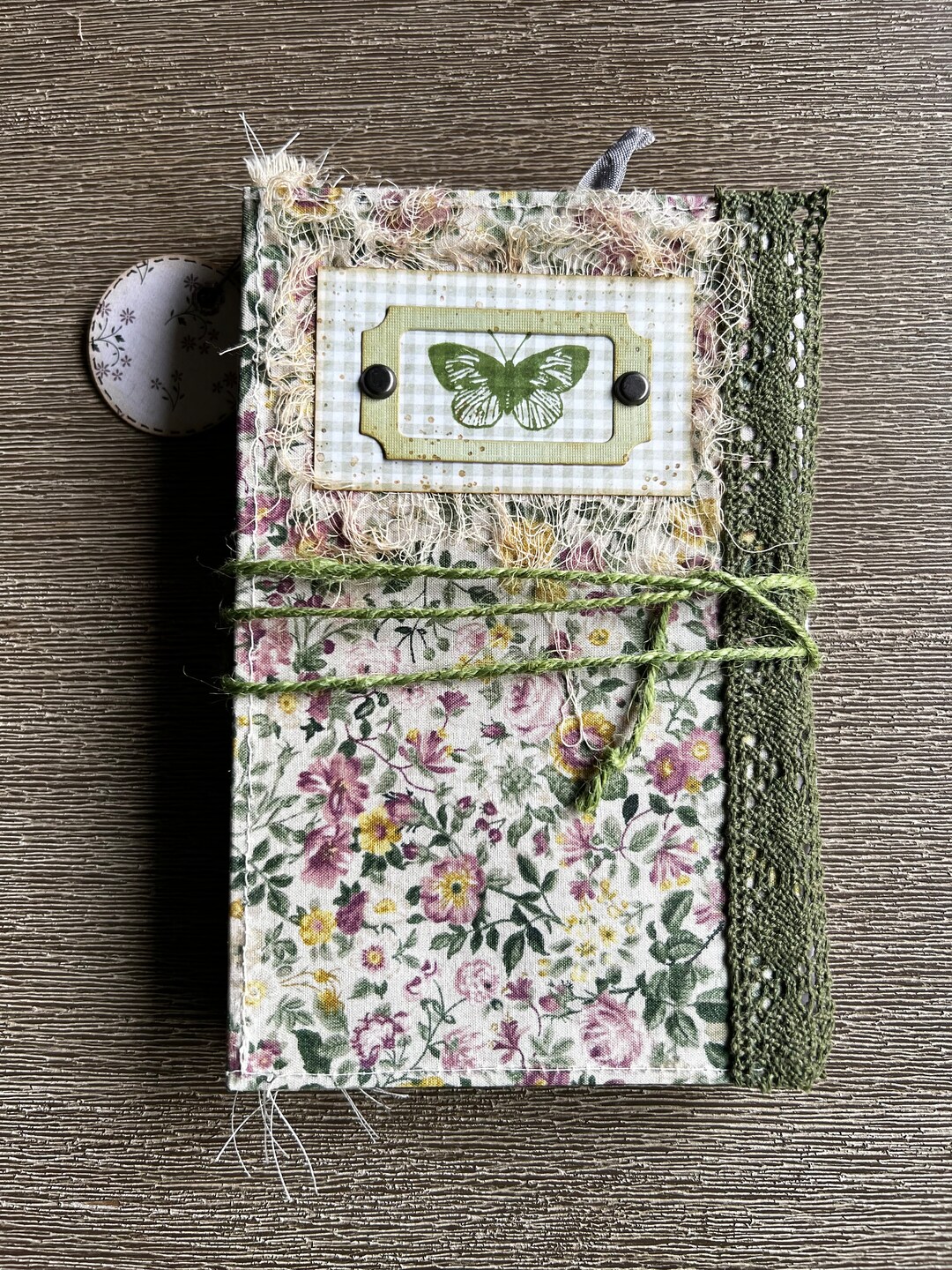 Fabric Covered Junk Journal rosie Etsy