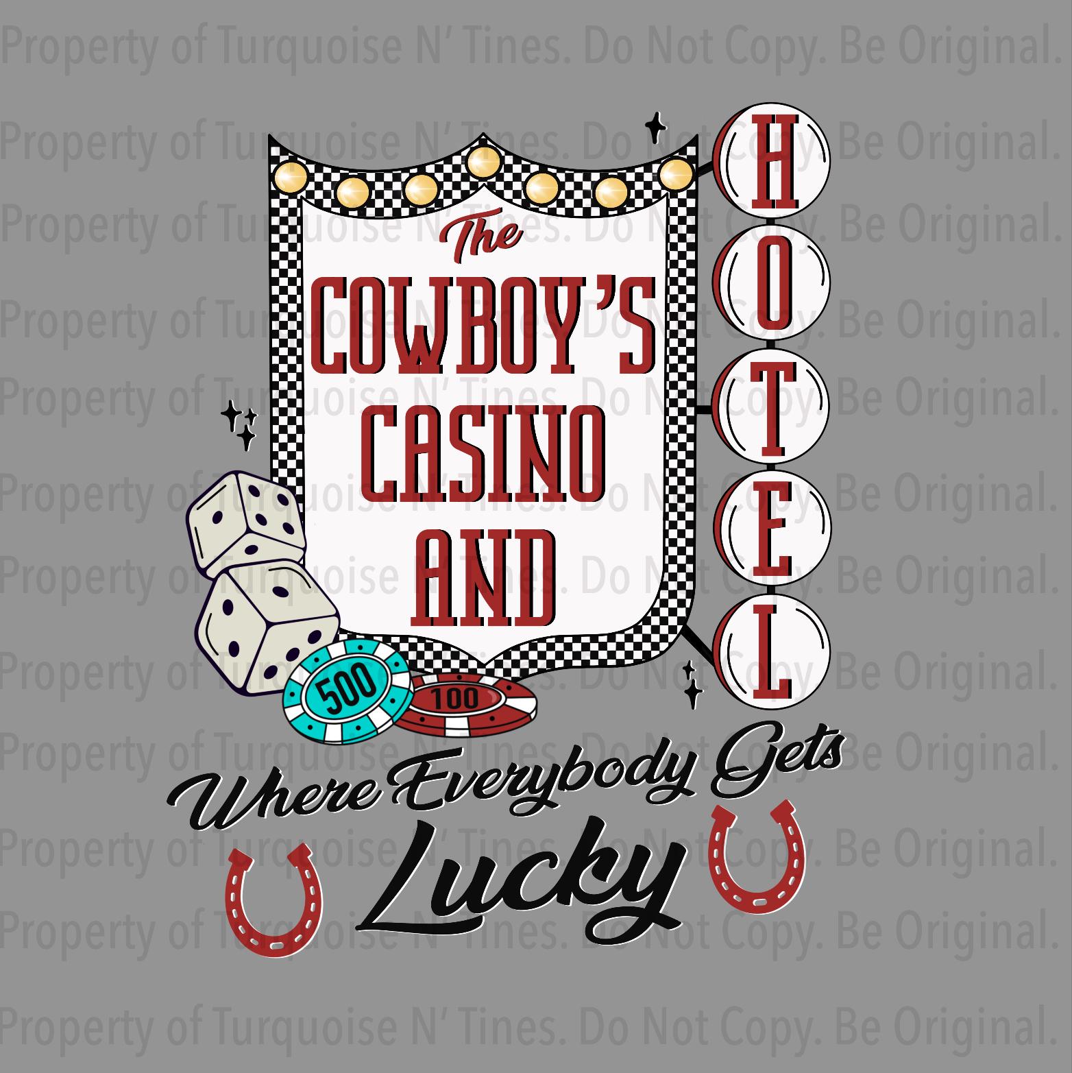 Cowboy Casino Graphic Tee main image 0