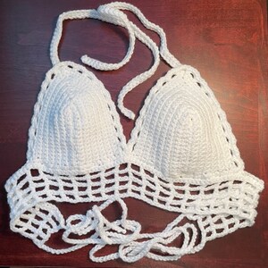 White Bralette/ Bikini top