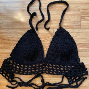 Black bralette/ bikini top