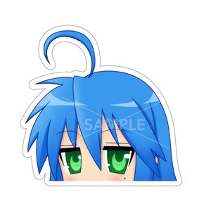 Lucky Star Konata Izumi Peeker Sticker image 1