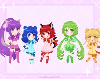 Tokyo Mew Mew Sticker Set