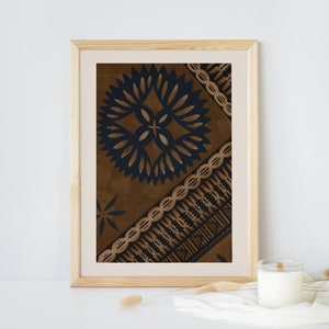 Modern Tapa Inspired Art Print