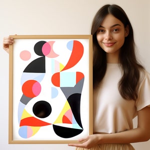 Colorful Geometry Digital Art Inspired by Alan Fletcher