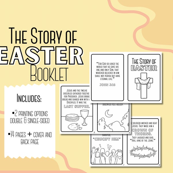 The Story of Easter - Coloring Booklet (Digital Product)