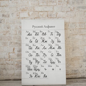 RUSSIAN ALPHABET CURSIVE AND PRINT PDF visual data 8