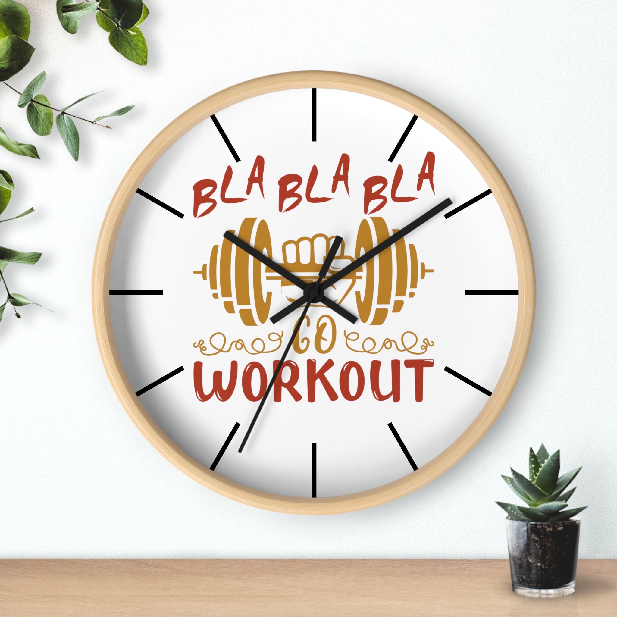 Workout wall clock sales