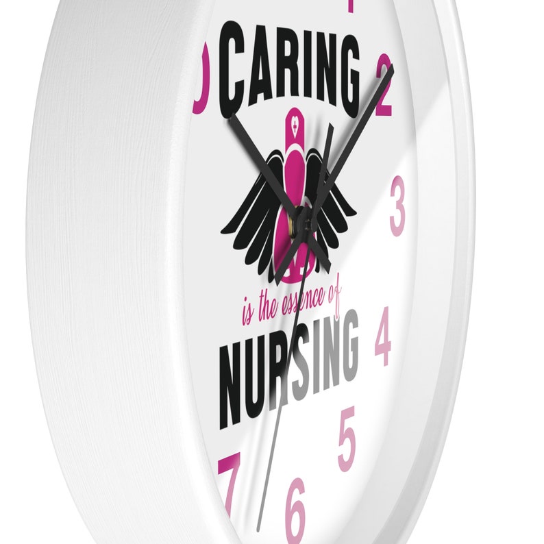 Nursing Wall Clock 10. Caring is the Essence of Nursing. Nurse, Wall