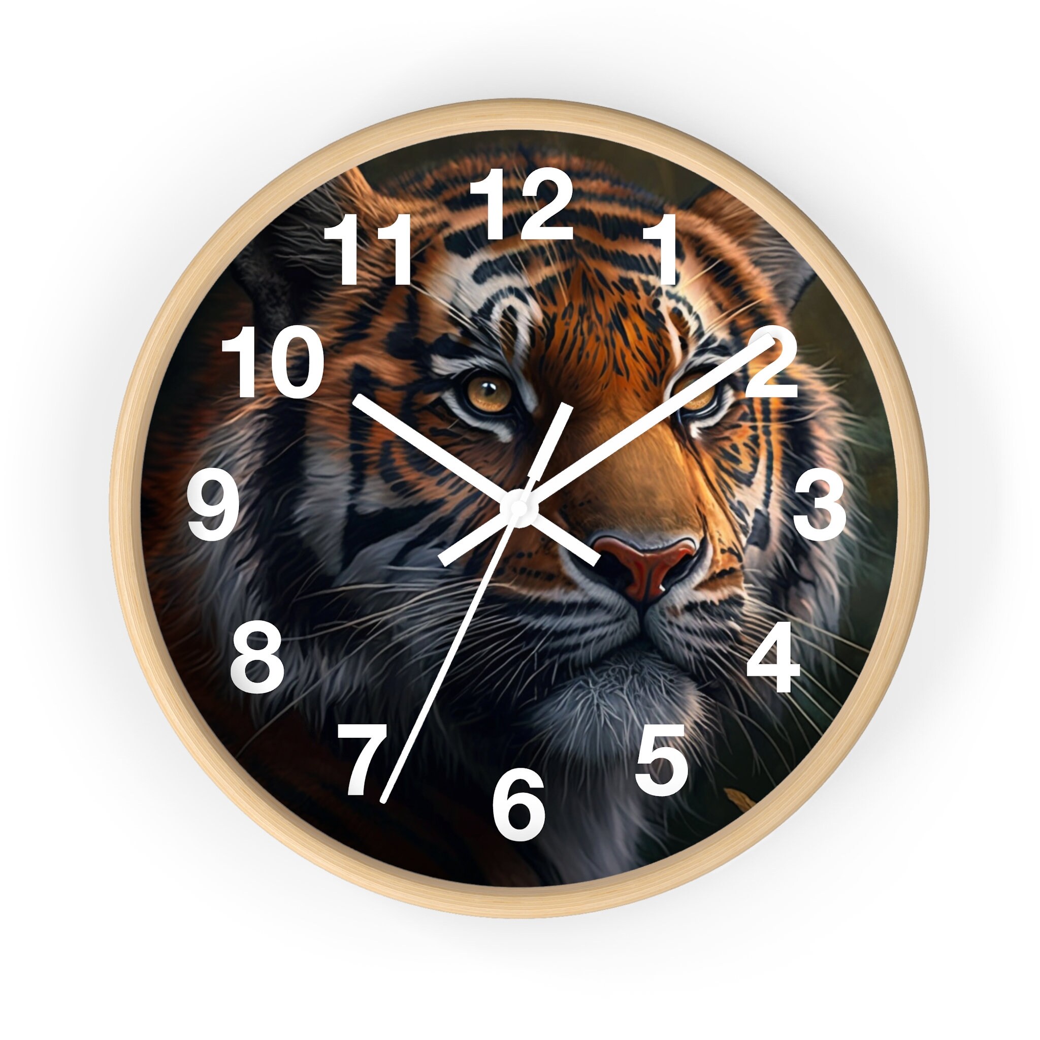 Asian sale cat clock