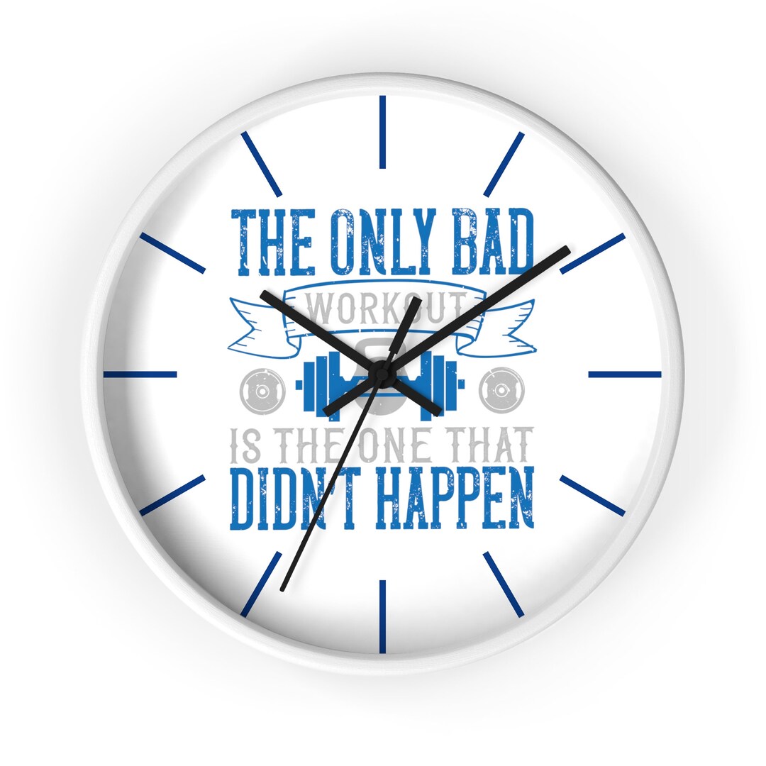 Gym Wall Clock 10. Fitness, Wall Clock, Motivation, Exercise, Workout