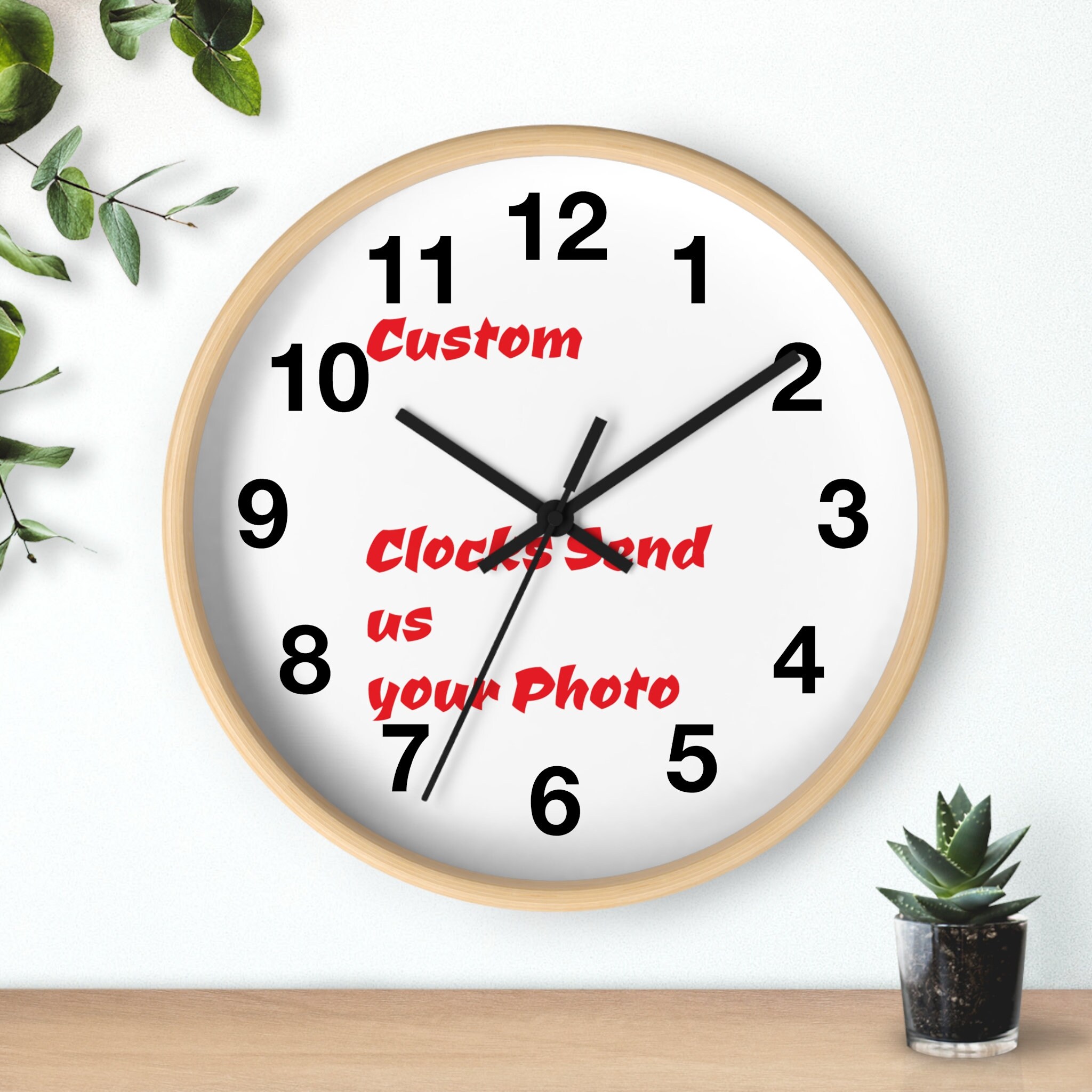 Please Clock Custom Wall Clocks Send Us Your Photo. PLEASE Do Not Order Without ...