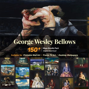 George Wesley Bellows Paintings: 150+ High-Resolution Art (Digital Download) R-44