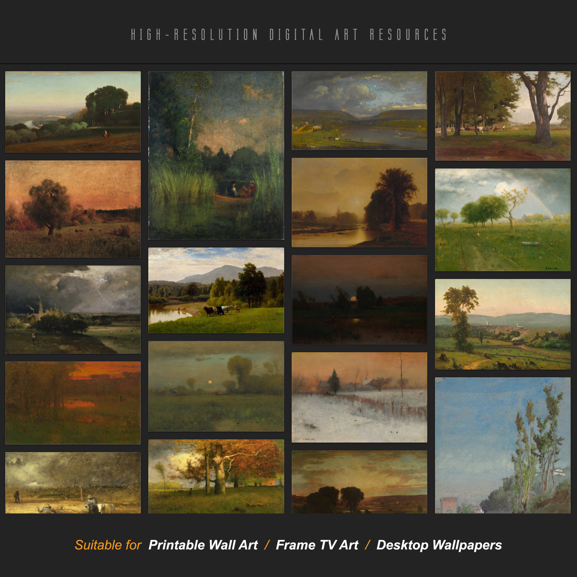 80+ George Inness Famous Paintings Collection | High-resolution Digital ...