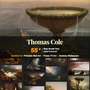 55+ Thomas Cole Famous Paintings Collection | High-Resolution Digital Art Resources | Instant Digital Download | R-146