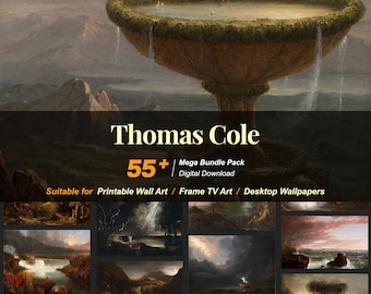 55+ Thomas Cole Famous Paintings Collection | High-Resolution Digital Art Resources | Instant Digital Download | R-146
