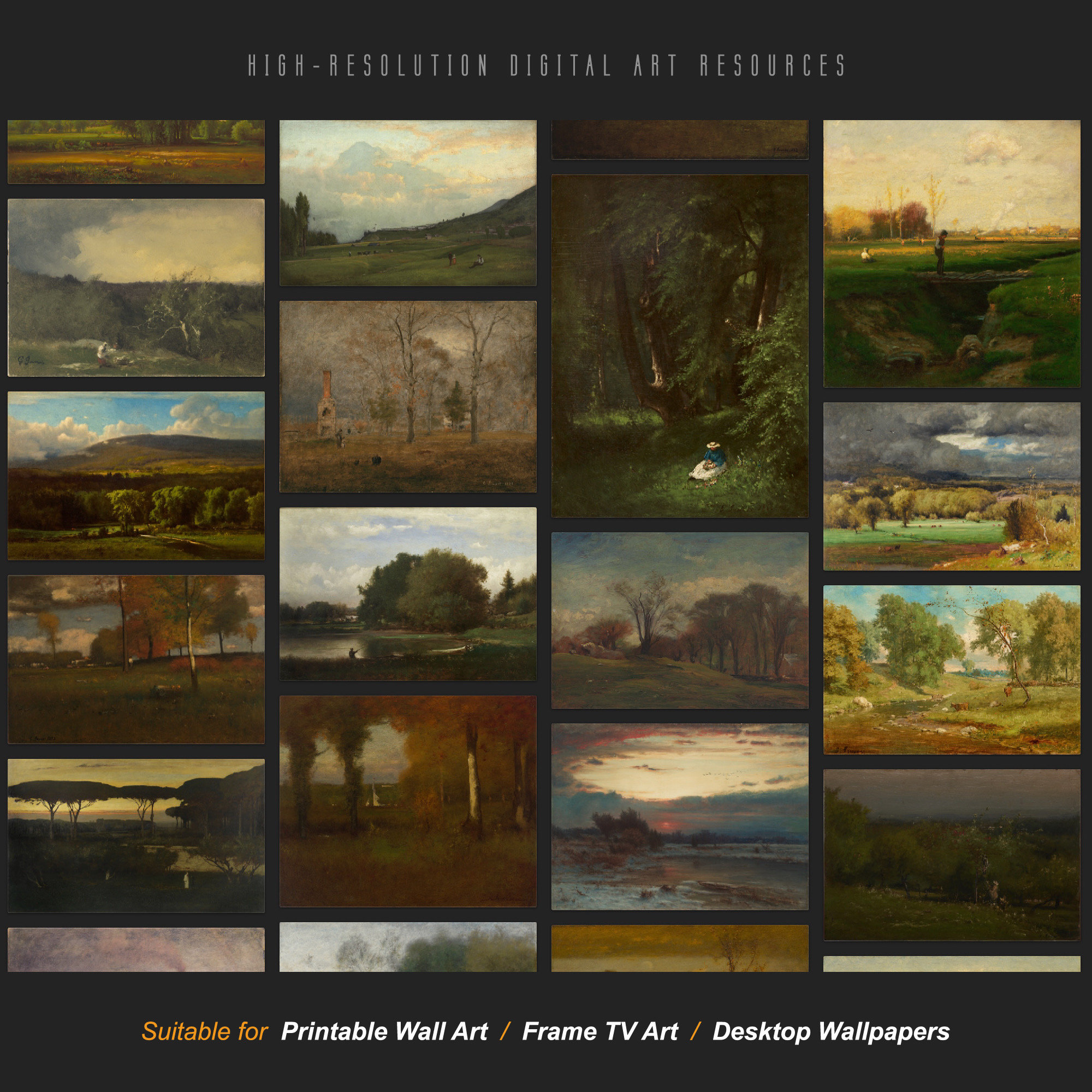 80+ George Inness Famous Paintings Collection | High-resolution Digital ...