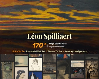 170+ Léon Spilliaert Famous Paintings Collection | High-Resolution Digital Art Resources | Instant Digital Download | R-186