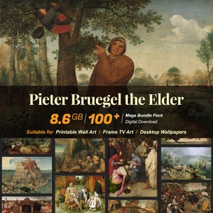 Pieter Bruegel the Elder: 100+ High-Resolution Paintings (Digital Download) R-85