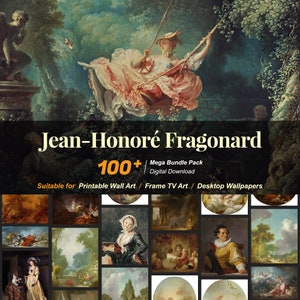 100+ Jean-Honoré Fragonard Paintings Collection | High-Resolution Digital Art Resources | Instant Digital Download | R-76
