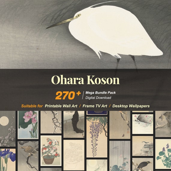 Ohara Koson Japanese Art Prints: 270+ High-Resolution Images (Digital Download)  R-158