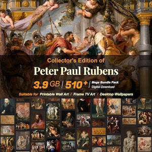 500+ Peter Paul Rubens Famous Paintings Collection | High-Resolution Digital Art Resources | Instant Digital Download | R-54