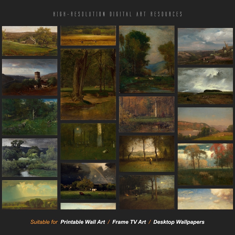 80+ George Inness Famous Paintings Collection | High-resolution Digital ...