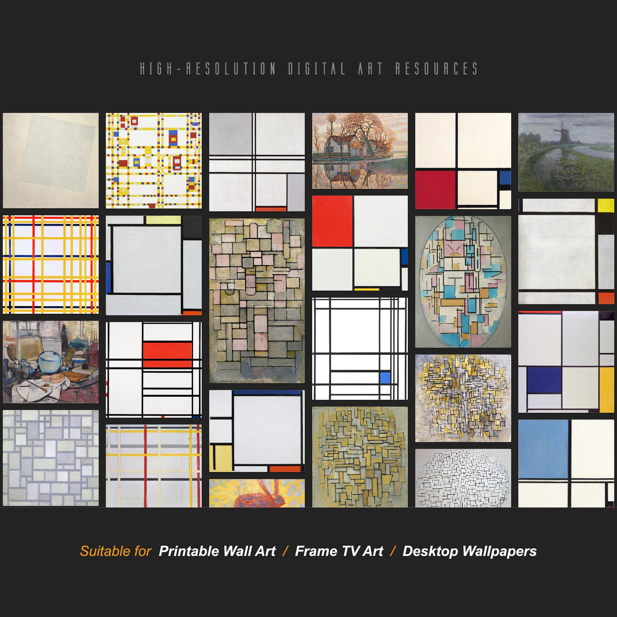 New York City I by Piet Mondrian