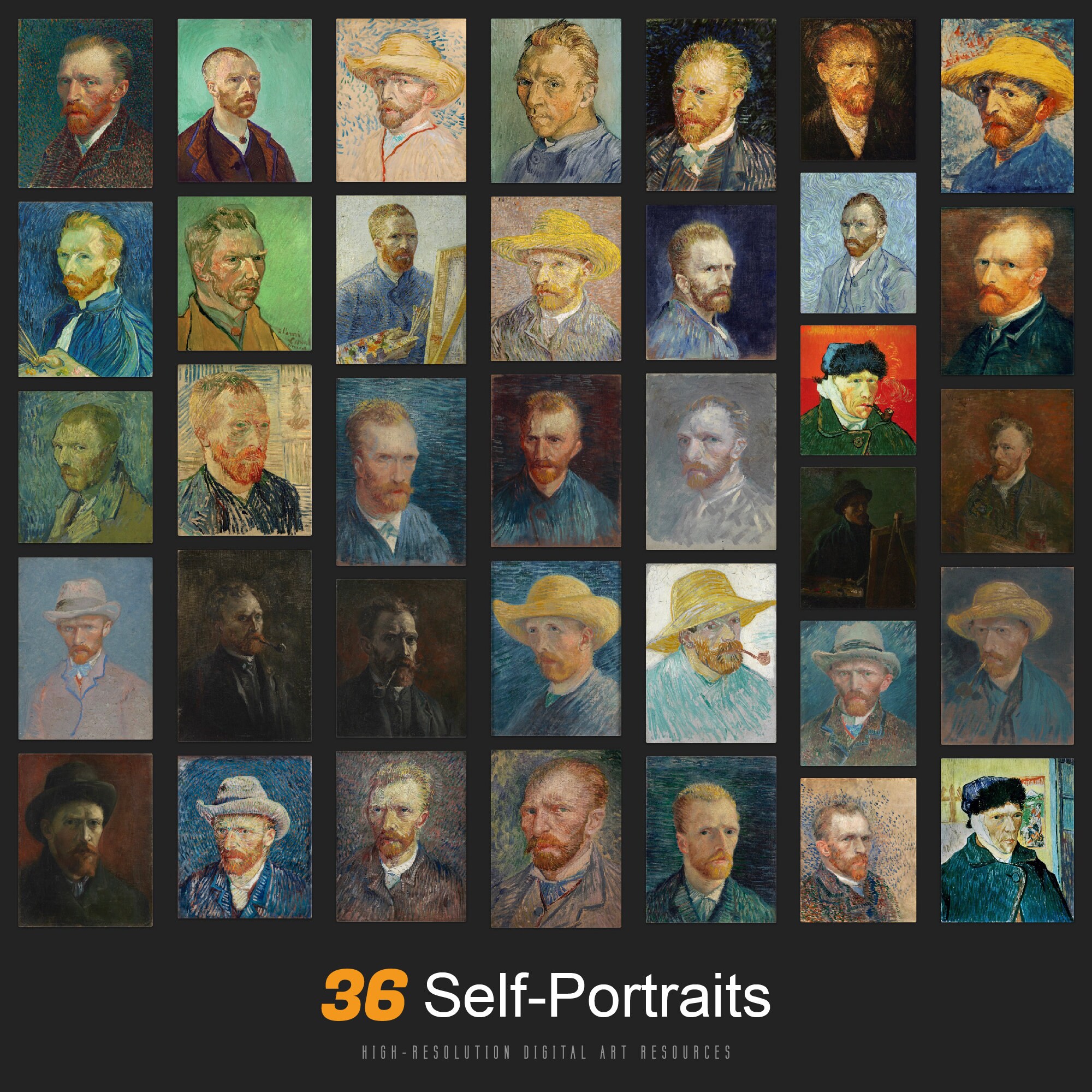 Van Gogh Paintings Collection: 1170+ High-resolution Digital Art ...