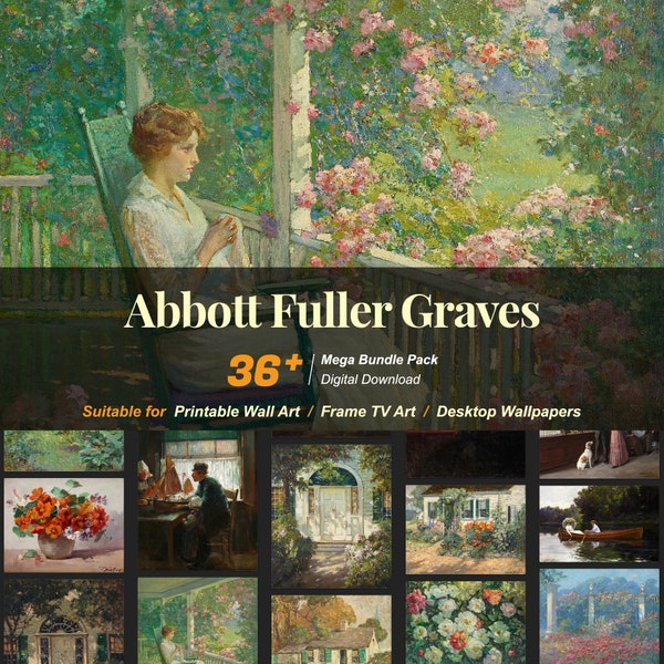 36+ Abbott Fuller Graves Famous Paintings Collection | High-Resolution Digital Art Resources | Instant Digital Download | R-35