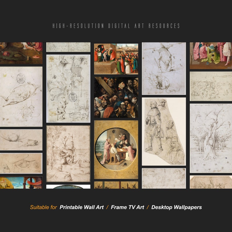 90 Hieronymus Bosch Famous Paintings Collection Highresolution Digital