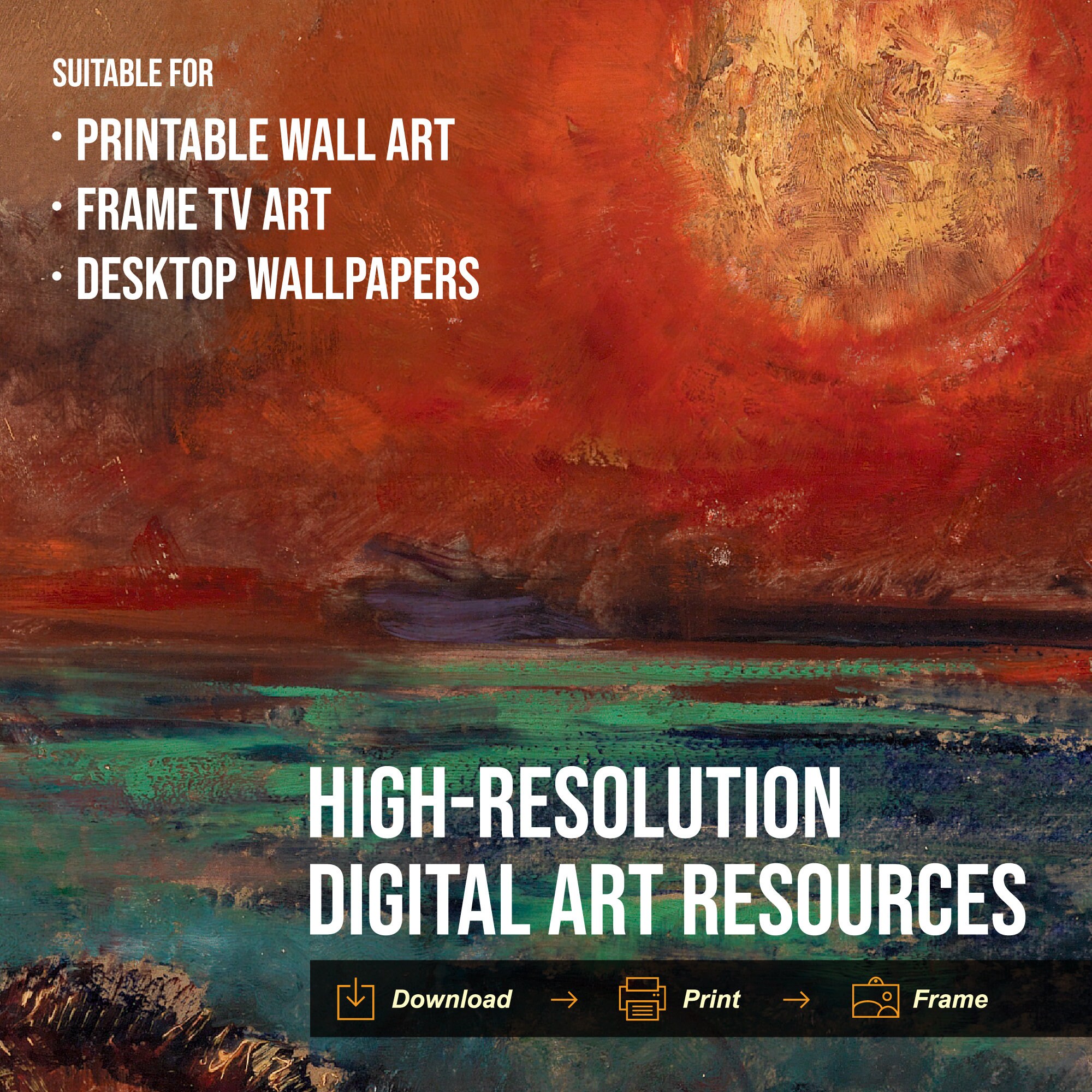 200 Odilon Redon Famous Paintings Collection Highresolution Digital