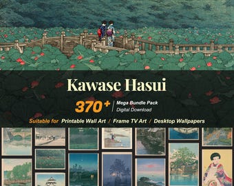 Hasui Kawase Japanese Art | 370+ High-Resolution Prints (Digital Download)R94