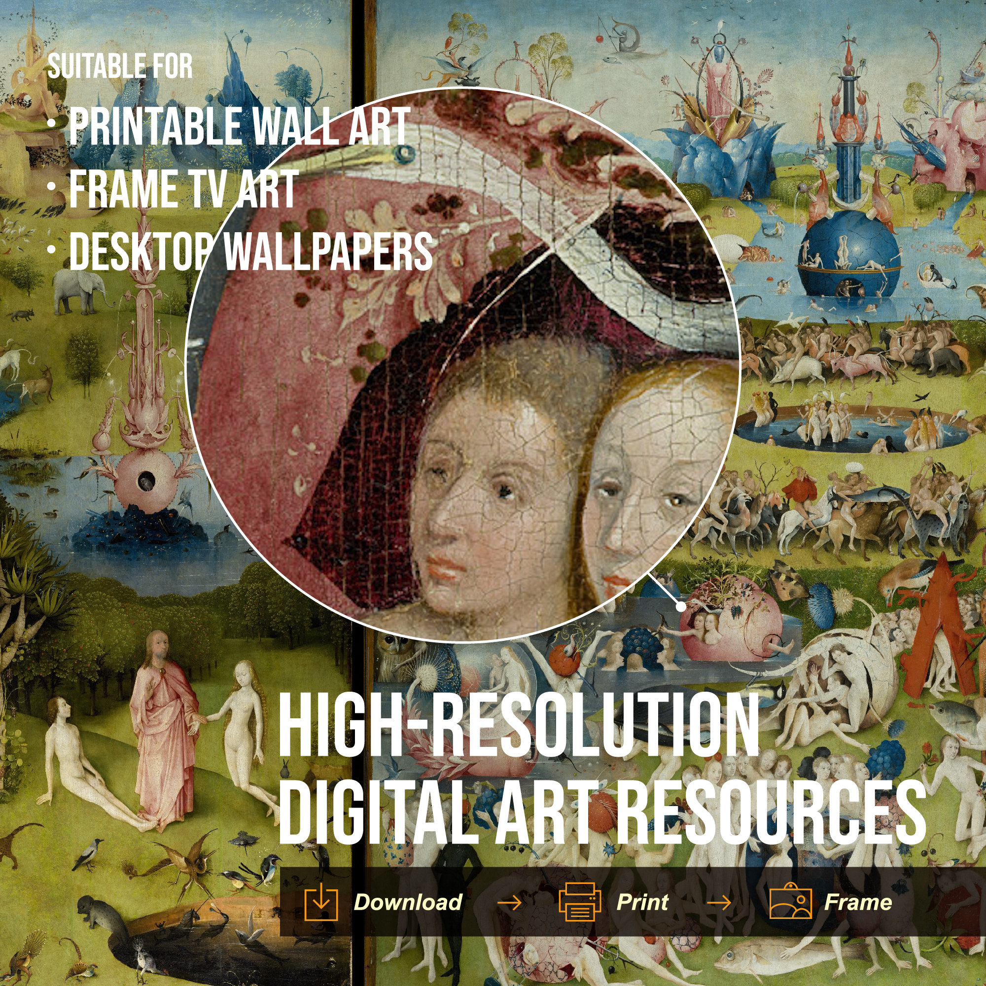 80 Hieronymus Bosch Famous Paintings Collection Highresolution Digital