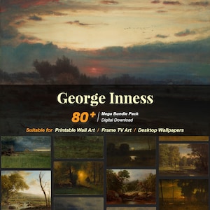 80+ George Inness berühmte Gemälde Sammlung | Hochauflösende digitale Kunst-Ressourcen | Sofortiger digitaler Download | R-190