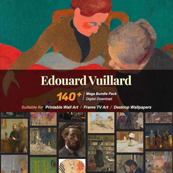 エドゥアール・ヴュイヤールの名作絵画140点以上を収録 | 高解像度